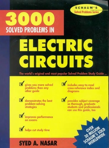 Schaum's 3000 solved problems in electric circuits