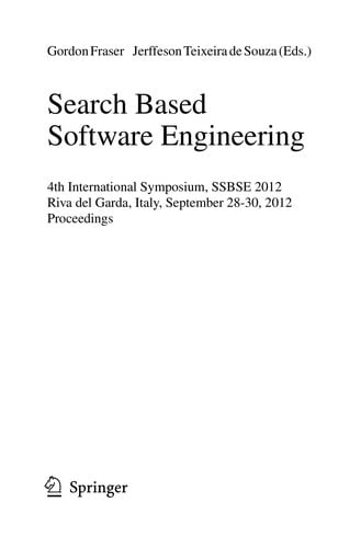 Search Based Software Engineering