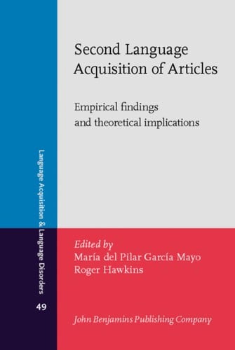Second language acquisition of articles