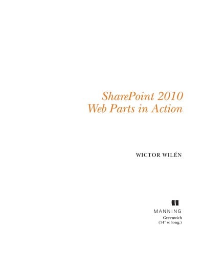 Sharepoint 2010 Web Parts in Action