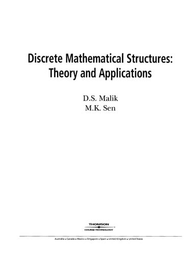 Discrete mathematical structures