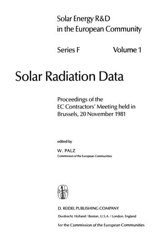 Solar Radiation Data