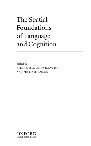 The spatial foundations of language and cognition