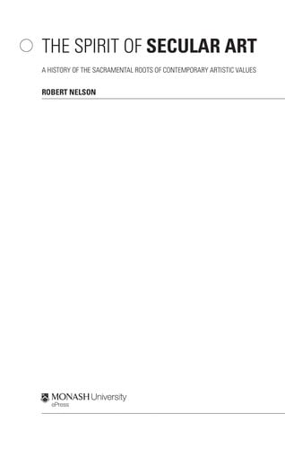 The spirit of secular art