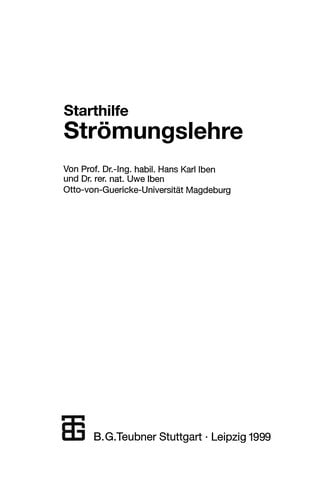 Starthilfe Strömungslehre