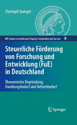 Steuerliche Förderung von Forschung und Entwicklung (FuE) in Deutschland