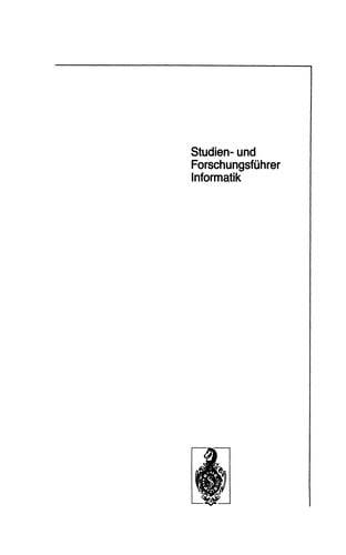 Studien- und Forschungsführer Informatik