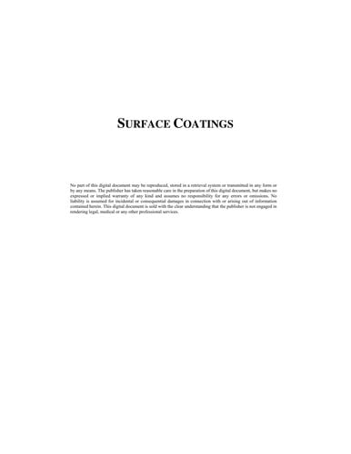 Surface coatings