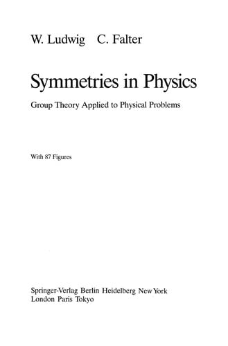 Symmetries in Physics