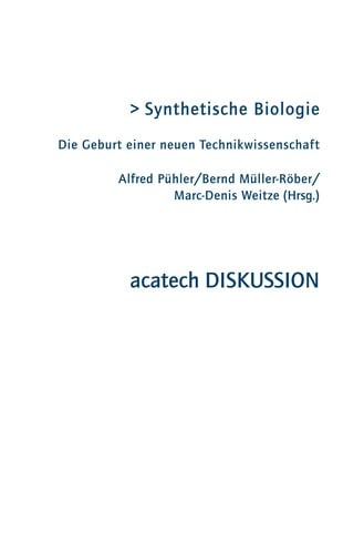 Synthetische Biologie