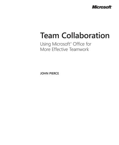 Team collaboration