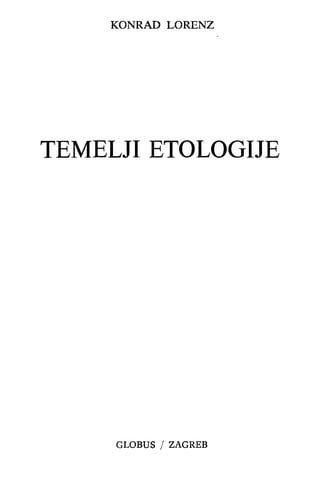 Temelji etologije