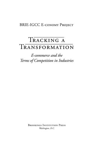 Tracking a transformation