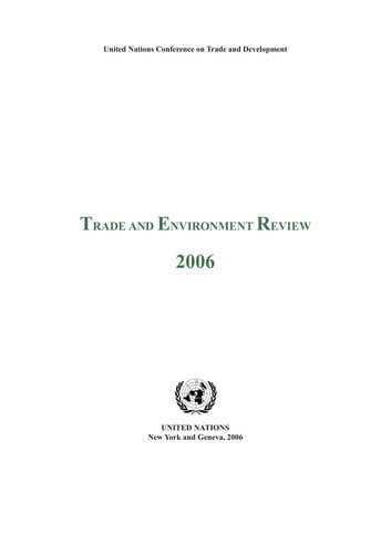 Trade and environment review