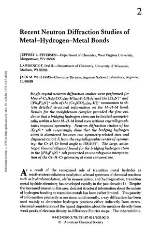 Transition metal hydrides
