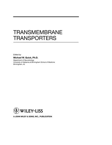 Transmembrane transporters