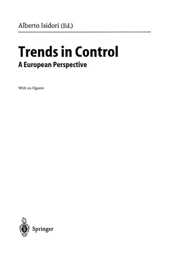 Trends in Control