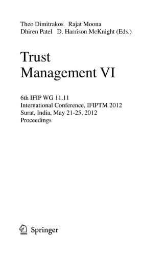 Trust Management VI