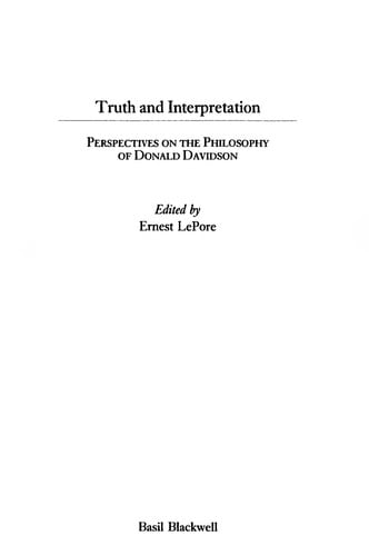 Truth and interpretation