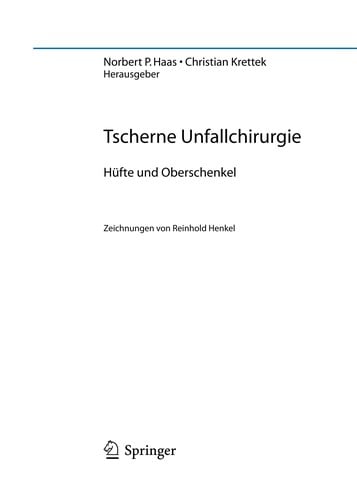Tscherne Unfallchirurgie