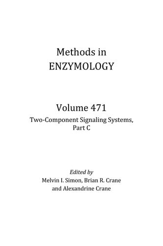 Two-component signaling systems