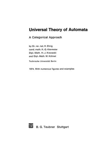 Universal Theory of Automata