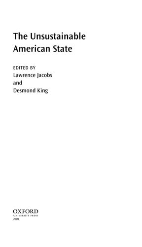 The unsustainable American state