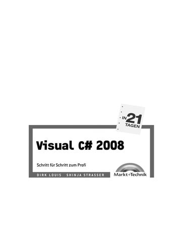 Visual C# 2008 in 21 Tagen