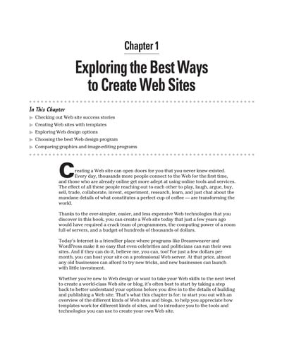 Do-it-yourself Web sites for dummies
