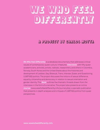 We who feel differently