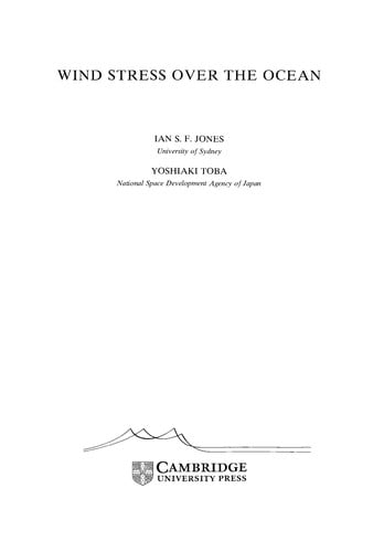 Wind stress over the ocean