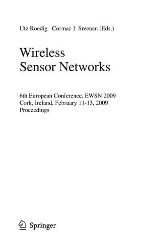 Wireless Sensor Networks