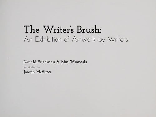 The writer's brush