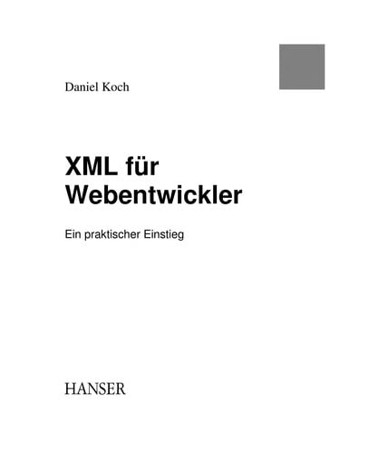 XML für Webentwickler