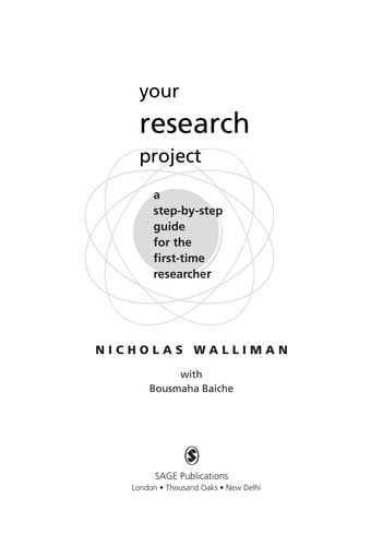 Your research project
