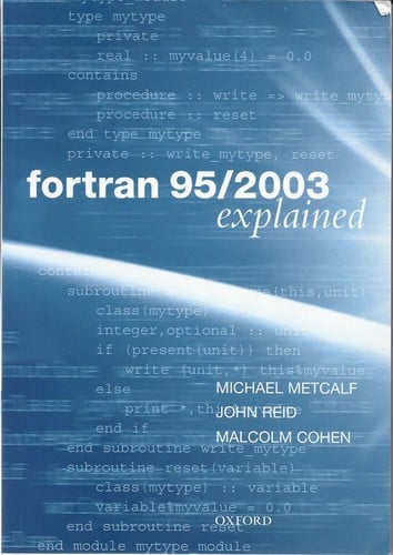 Fortran 95/2003 Explained