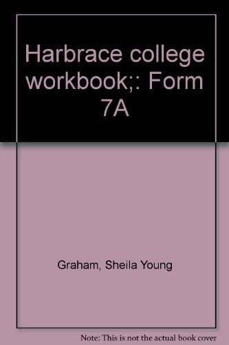 Harbrace college workbook;: Form 7A