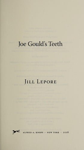 Joe Gould's teeth