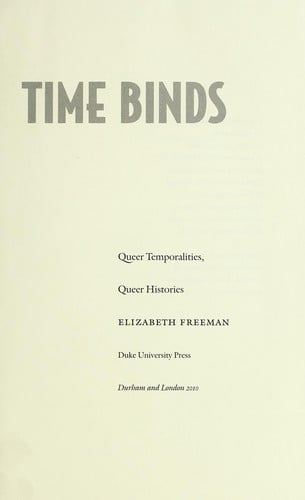 Time binds