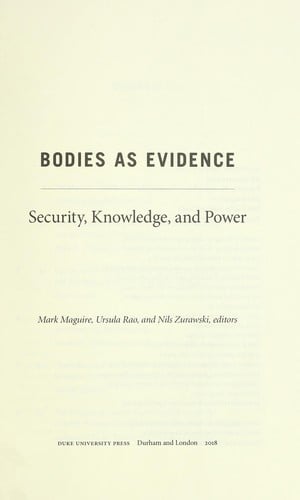 Bodies as evidence