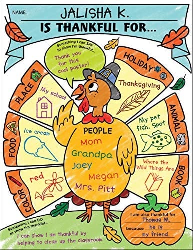 Personal Poster Set : I Am Thankful!