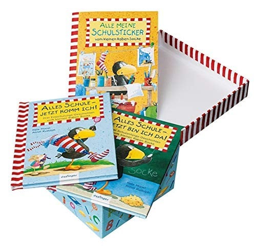 Der kleine Rabe Socke : Sockes rabenstarke Schul-Kiste