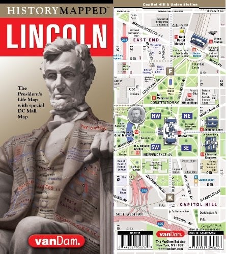 History Mapped Lincoln Presidential Map by VanDam