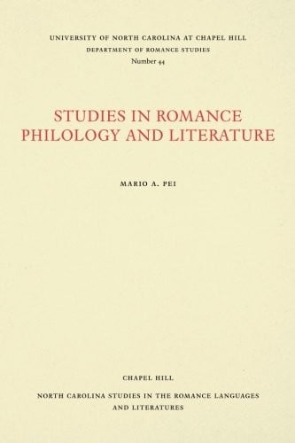 Studies in Romance Philology and Literature