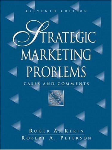 Strategic marketing problems