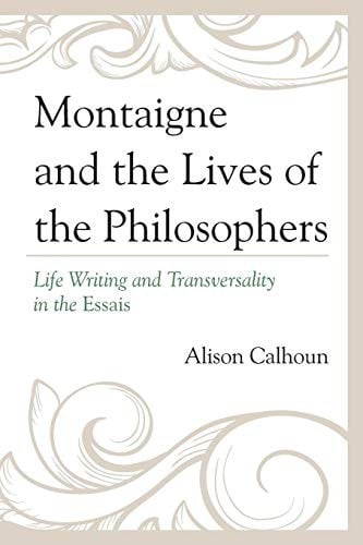 Montaigne and the Lives of the Philosophers