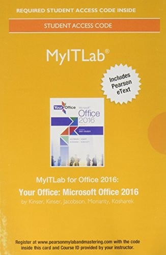 MyLab IT with Pearson eText -- Access Card -- for Your Office
