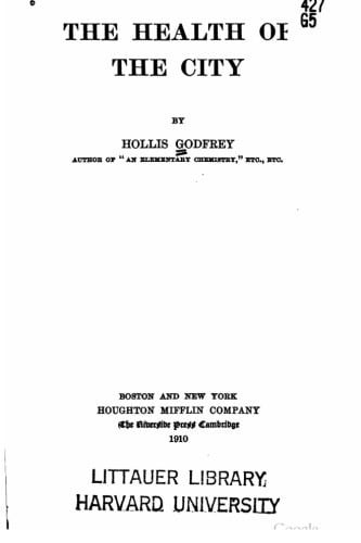 The health of the city