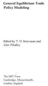 General equilibrium trade policy modeling