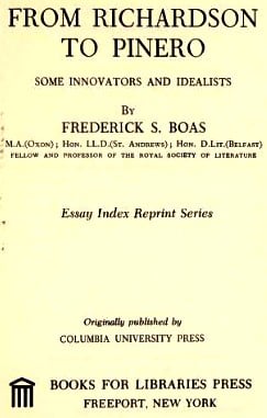 From Richardson to Pinero